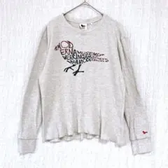 4092 モダンアミューズメント　長袖　ロンT サーマル素材　刺繍　メンズ　Mのサムネイル