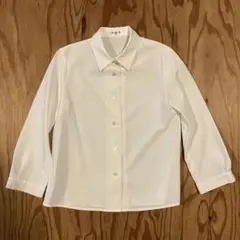 週末SALE ホワイト長袖シャツ・ブラウス