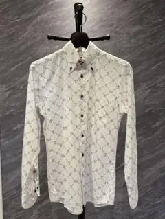 BURBERRY BLACK LABEL 長袖シャツ モノグラム柄 サイズ3 - メルカリ
