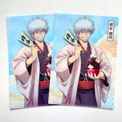 銀魂 吉原大炎上 LAWSONコラボ クリアファイル 坂田銀時 2点セット