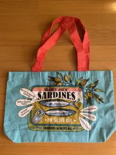 Trader Joe's サーディン柄トートバッグエコバック