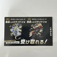 色違いミライドン　コライドン