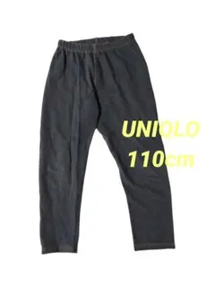 UNIQLO ユニクロ レギンスパンツ 110cm デニム ネイビー