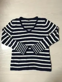 お値下げ♡トミーヒルフィガー♡ボーダー ニット  紺×白