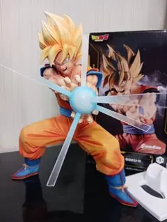 グランディスタ 孫悟空 リペイント フィギュア かめはめ波 エフェクト付き