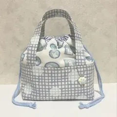 SALE⭐︎保温保冷 巾着 ランチバッグ お弁当袋 犬 Dog picture柄のサムネイル