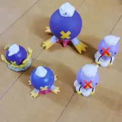 ポケモンキッズ指人形 ソフビ フィギュア フワンテ フワライド