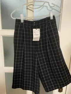 ZARA チェック柄 ショートパンツ XSサイズのサムネイル
