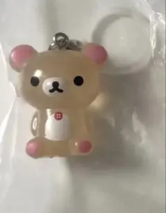 リラックマ　クリアマスコットチャーム　めじるしアクセサリー　コリラックマ