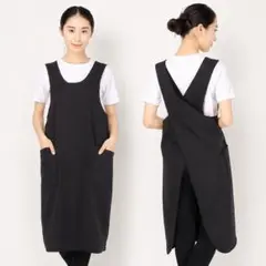 かぶるだけ簡単♪ 撥水ワンピースエプロンのサムネイル