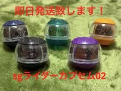 即日発送！　SGライダーカプセム02 5種セット　仮面ライダーゼッツ