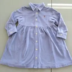 90cm Ralph Lauren ポロワンピース 水色