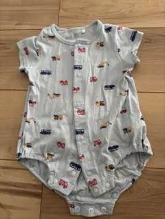 車柄ロンパース 60-70cm