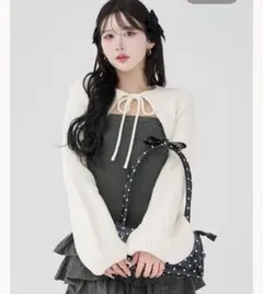 最安値‼️ダーリッチ ティアードフリルミニワンピース GRY freeサイズ