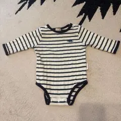 petit main■ストライプロンパース 70cm