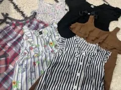 90•95cm ノースリーブ ワンピース 女の子 夏服 h&m 6点まとめ売り