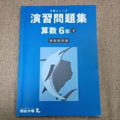 予習シリーズ演習問題集 算数 6年 下 有名校対策