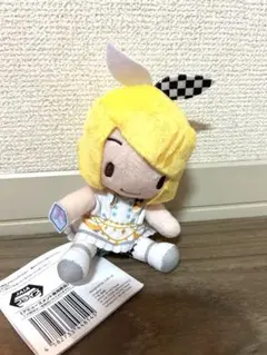 ふわぷちミニぬいぐるみ　鏡音リン