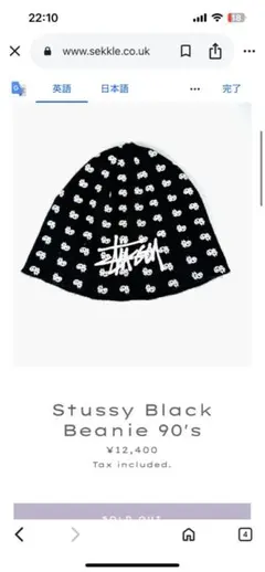 90s old stussy ビーニー希少　グリーン