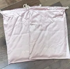 Her lip to ピンク　サテン巾着2枚セット