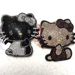 新品✩ハローキティ✩ラインストーンミニクッションBC2個セット✩サンリオ