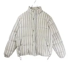 STUSSY ステューシー Stripe Puffer Jacket Sサイズのサムネイル