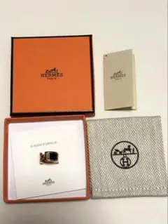 HERMES オランプ イヤーカフ エトゥープ PGD⾦具 メタル エプソン 
