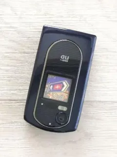 ★展示用モック 【A1402S II】 (ネイビー) ★ au ガラケー模型のサムネイル