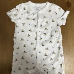 POLO クマプリントロンパース・帽子セット(75cm)