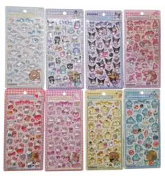 【国内正規品】新品未開封 サンリオ ボンボンドロップシール 全種類8枚セット