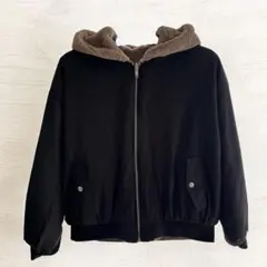 リバーシブルフード付きMA-1ファーブルゾン