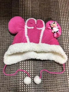 ディズニー ピンク ファンキャップ ムートン