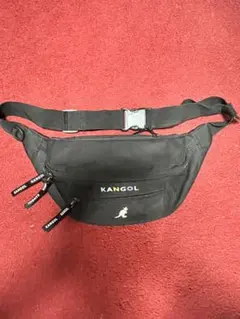 KANGOL ボディバッグ ウエストポーチ ブラック