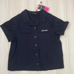【新品・未使用】Jenni love 半袖シャツ ネイビーのサムネイル