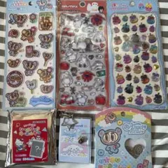 プチドロップステッカー　ベイマックス　ほっぺちゃん　エンジェルブルー　シナモン