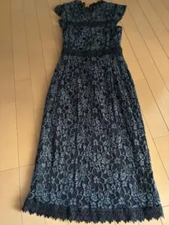 ZARA 黒 レース ワンピース XS