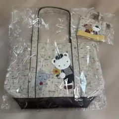 丹生会限定】ファミリア ピンク ツイード 羊革 トートバッグ - メルカリ
