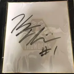 群馬クレインサンダーズ コーフリッピン #1 直筆サイン タオル 群馬クレインサンダーズ コーフリッピン #1 応援タオル 2023