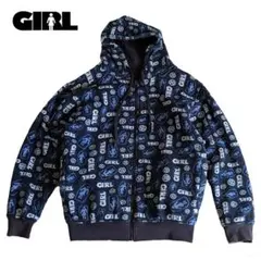 90s GIRL ガール スケートボード スケボー 初期 リバーシブルパーカー 2026年最新】GIRL SKATEBOARDS 柄・デザイン：プリント(ロゴなど