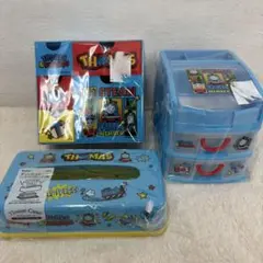 機関車　トーマス ティッシュケース　skater 収納　チェスト　セットのサムネイル