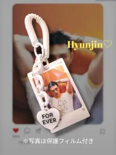 Stray kids ヒョンジ キーホルダー 写真付き Hyunjin アクリル