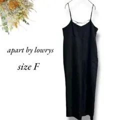 美品apart by lowrysオールインワン F 黒 パンツ リボン3951のサムネイル