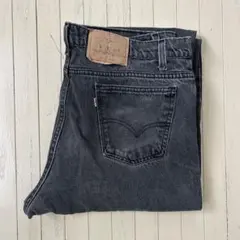 激レア 希少品番 90s リーバイス 白タブ 後染めブラックデニム USA製