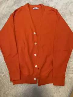 PLUS ONE オレンジ カーディガン Sサイズのサムネイル
