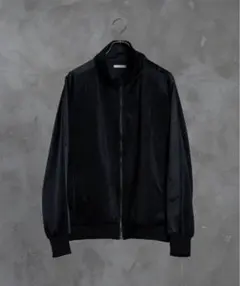 sisa. トラックジャケット ジップアップジャケット 黒 ジャージ