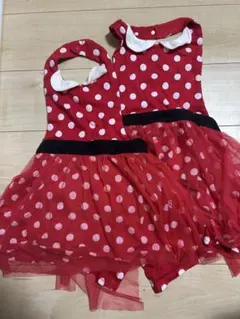 Disney ミニー　エプロンドレス 2着セット
