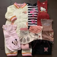 90センチ　秋冬　お楽しみセット② アウター　ワンピース  まとめ売り