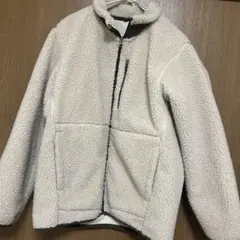 ボアフリースジャケット　サンドベージュ　無印良品