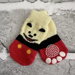 新品未使用【M】犬用 靴下 肉球保護 滑り止め やけど対策 32