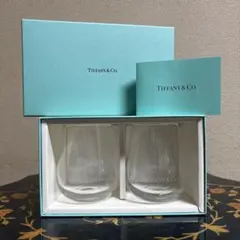 未使用品　TIFFANY ティファニー　ロゴグラス　ペアタンブラー　セット